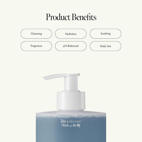 Shower Time Scented Body Wash - Vegan Hand & Body Cleanser with Ceramide & Botanical Oils, Blue Agave Scent, Free from Paraben, Sulfate, Silicone, 450ml / 15.22 fl.oz - Image 5
