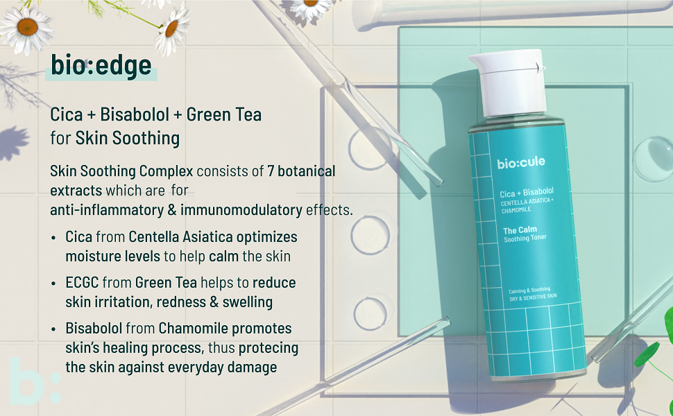 Biocule The Calm Soothing Toner with Cica & Bisabolol - 100ml - 2