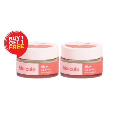 Biocule Glow Lip Scrub : Glabridin + Omega + Vit E 12gm - Buy 1 Get 1 Free
