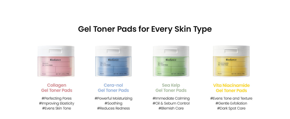 Biodance Collagen Gel Toner Pads - Face Serums & Treatments, 60 Pads - 8