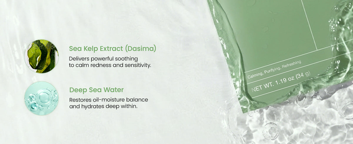 Biodance Refreshing Sea Kelp Real Deep Face Mask - 20g - 2