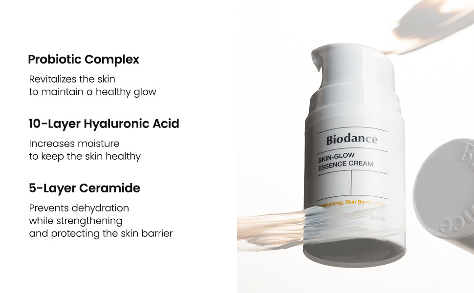 Biodance Skin-Glow Essence Face Moisturiser Cream, 50ml - 3