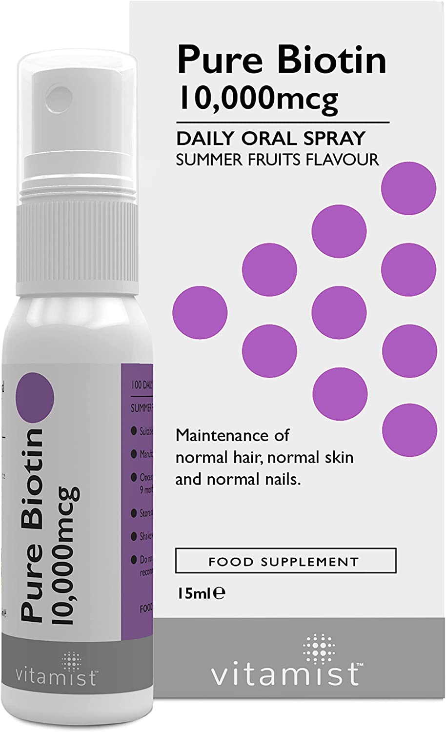 Vitamist Biotin Hair Growth Supplement - 10,000mcg - Beauty Capsules