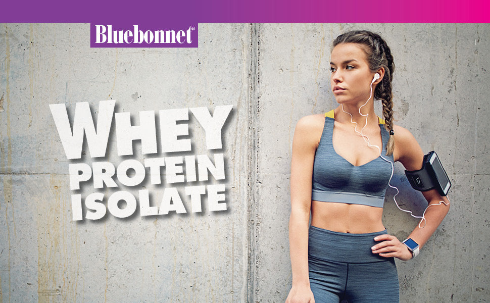 BlueBonnet Whey Protein Isolate Organic Powder - 2lb - 1