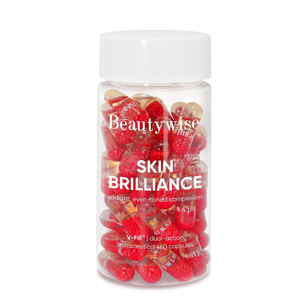 Beautywise Glutathione with NAC, Vitamin C & E, 500mg, 60 Veg Capsules - Image 2