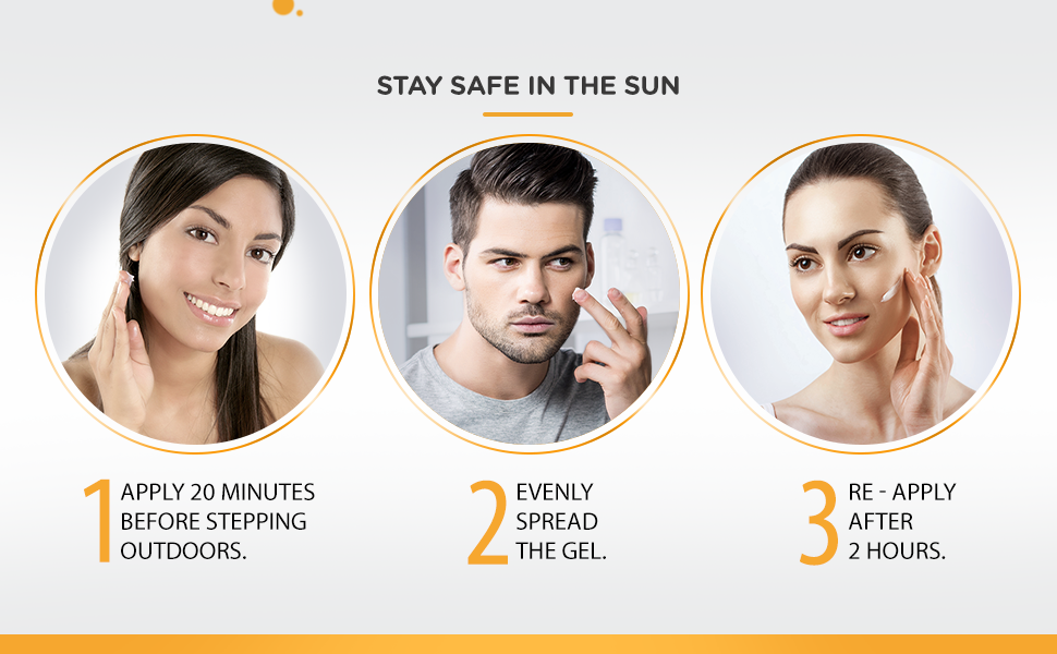 Brinton UV Doux Face & Body Sunscreen Gel SPF 50 PA+++, 100g - 3