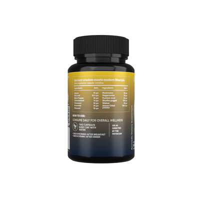 Aadar Ayurveda Natural Omega 3 Capsules - Brain & Heart Health - 60 Count - Image 6