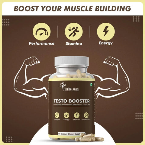 Herbal Max Testo Booster and Mars Surge max Combo