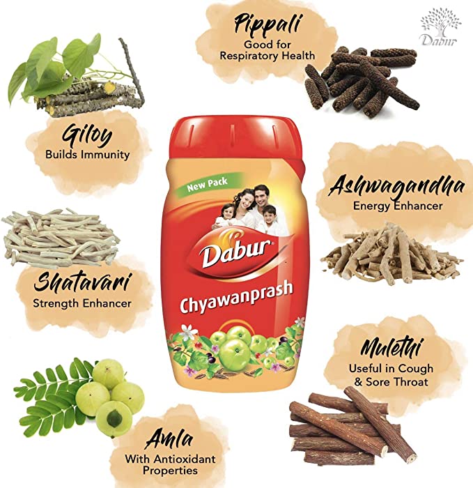 Dabur Chyawanprash - Herbal & Ayurvedic Immunity Booster with Vitamin C, 500g - Image 3