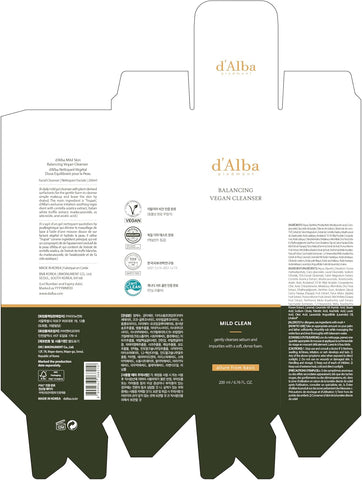 D'Alba Piedmont Italian White Truffle Mild Skin Balancing Vegan Cleanser, Hydrating And Calming Ph Cleanser With Truffles For Sensitive Skin, Non-Tightening Gentle Formula - Image 5