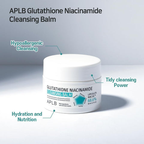 APLB Glutathione Niacinamide Cleansing Balm | LIPO GLUTA NIAC OIL 68.6% 2.71 FL.OZ/Korean Skin Care, Makeup Remover for Sensitive Skin, Moisturises, Pore Care - Image 7