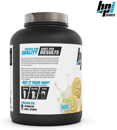 BPI Sports ISO HD Protein Powder, Vanilla Cookie, 4.8 lb, 70 Servings - Image 4