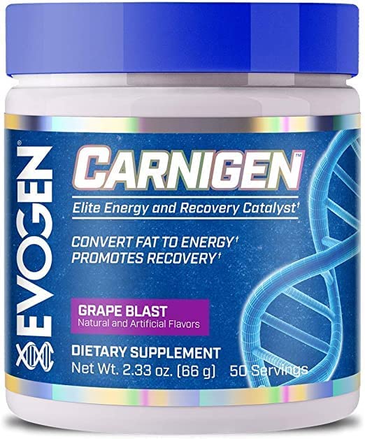 Evogen Sports Nutrition Carnigen Grape Blast Powder - 50 Servings