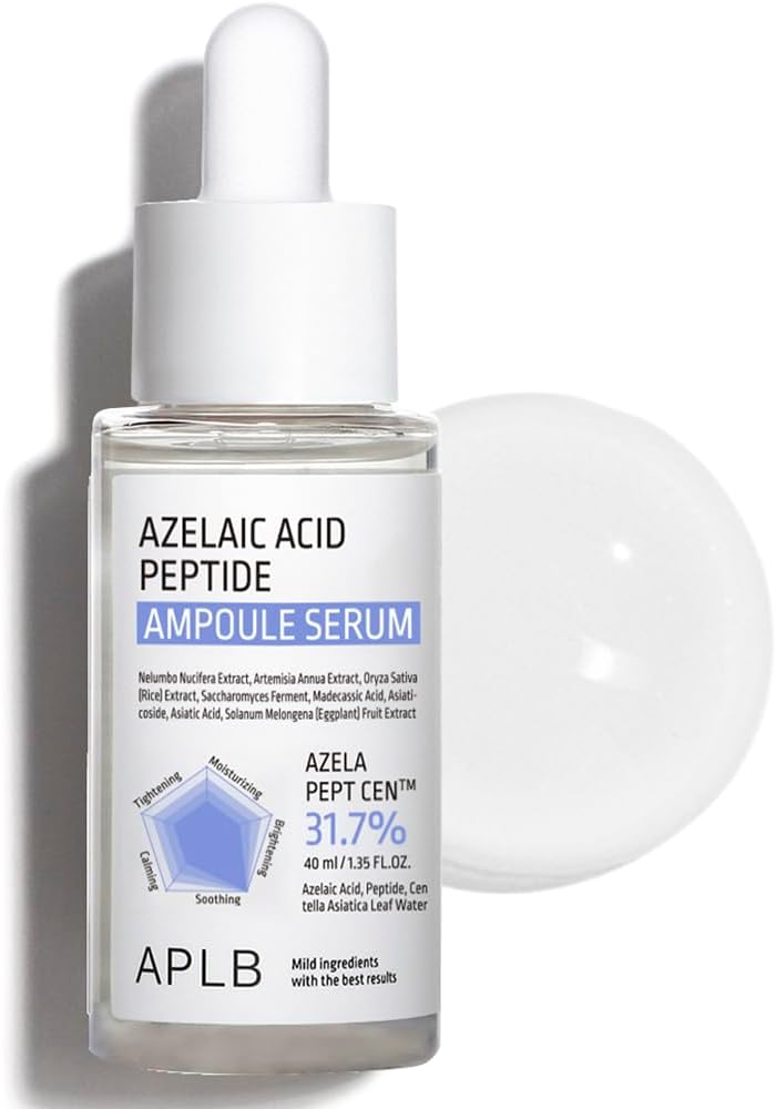 APLB Azelaic Acid Peptide Ampoule Serum | AZELA PEPT CEN™ 31.7% 1.35 FL.OZ/Korean Skincare, Acne care, Improve skin elasticity, Sensitive skin, Revitalize for gentle and improve skin texture