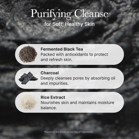 Arencia Black Tea Rice Mochi Face Cleanser, Deep-Cleansing, Pore Care, Sebum Control, Oily Skin 120g (4.23 oz) - Image 5