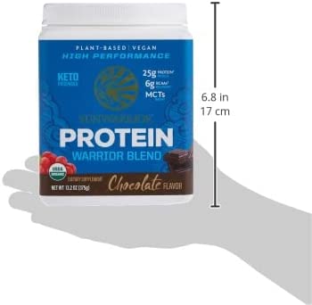 Sunwarrior Protein Warrior Blend - Chocolate, 375g - Image 5