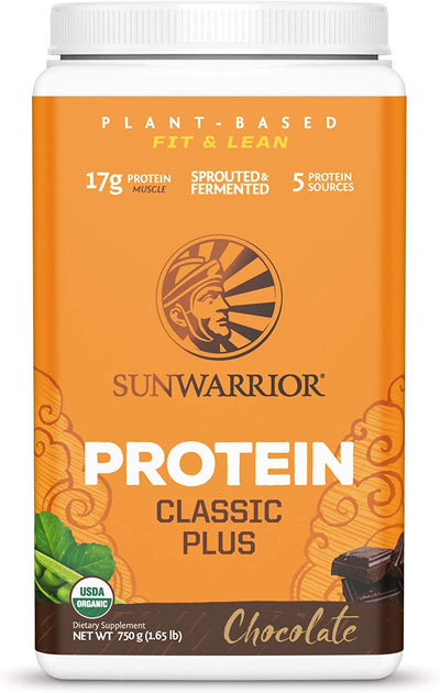 Sunwarrior Fit & Lean Classic Plus Protein Chocolate Powder - 750g - Image 2