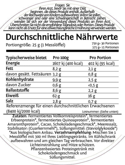 Sunwarrior Fit & Lean Classic Plus Protein Chocolate Powder - 750g - Image 5