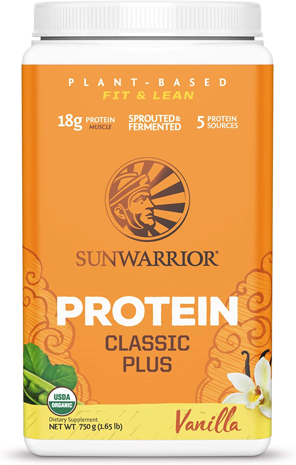 Sunwarrior Fit & Lean Classic Plus Protein, Vanilla, 750g - Sports Nutrition - Image 2