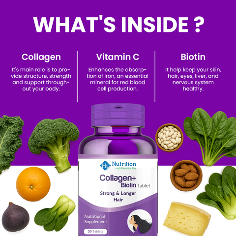 Hi nutrition collagen+ Biotin 30 tablets