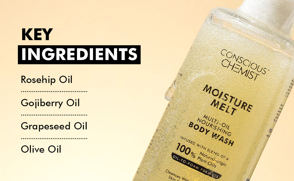 Conscious Chemist Multi-Oil Body Wash Shower Gel, 300ml - 2