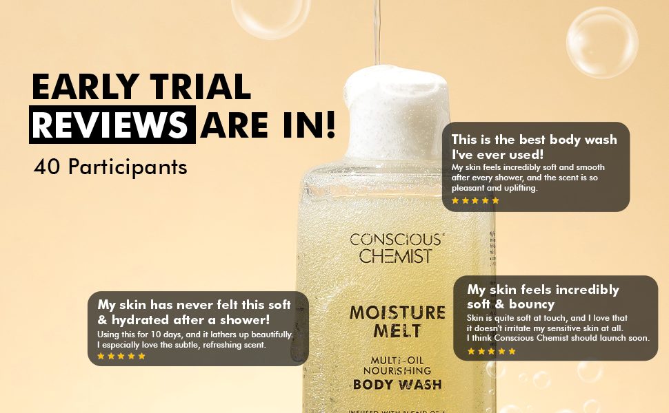 Conscious Chemist Multi-Oil Body Wash Shower Gel, 300ml - 3