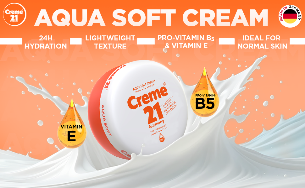 Creme21 Aqua Soft Face Moisturiser Cream - 150ml - 1