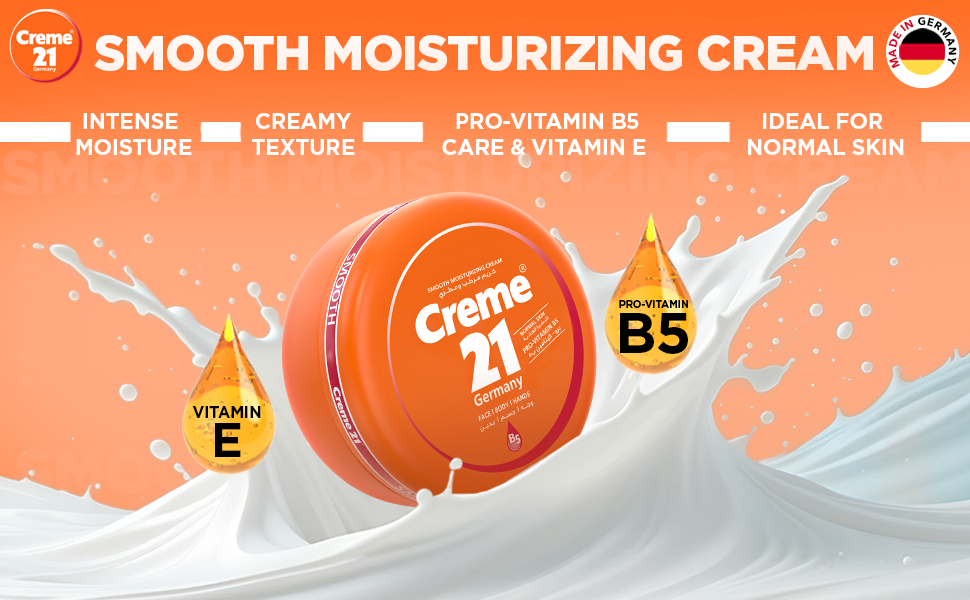 Creme21 Smooth Moisturizing Cream - Face Moisturiser, 150ml - 1