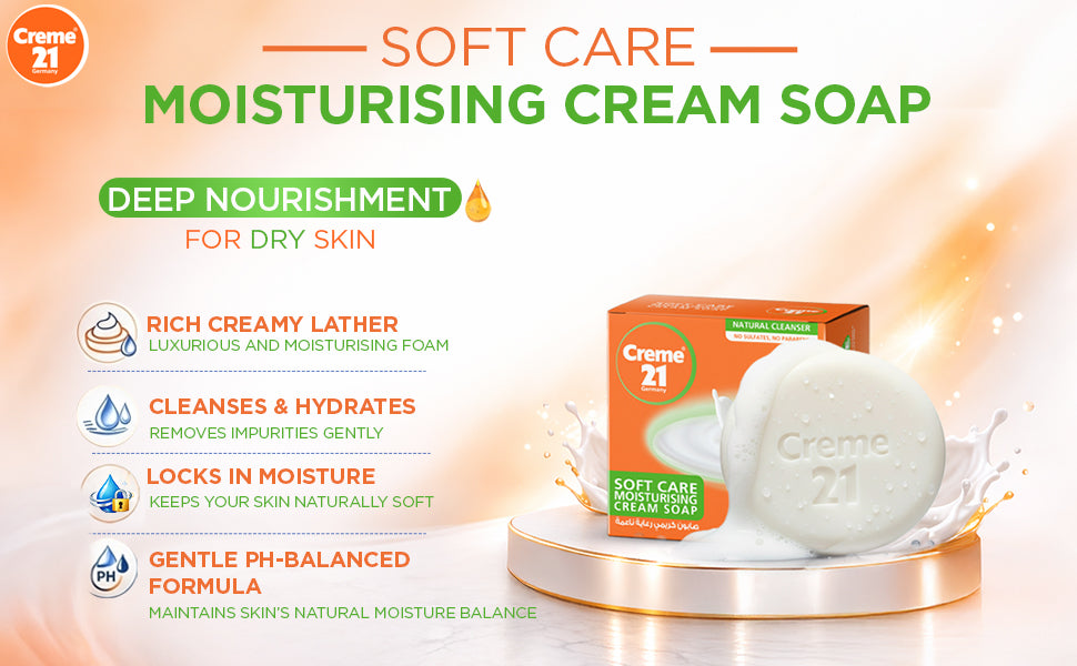Creme21 Soft Care Moisturising Cream Soap - 125g - 1
