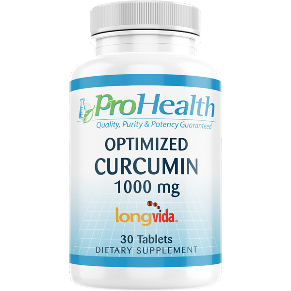 Optimized Curcumin Longvida 1000 mg, 30 Tabs