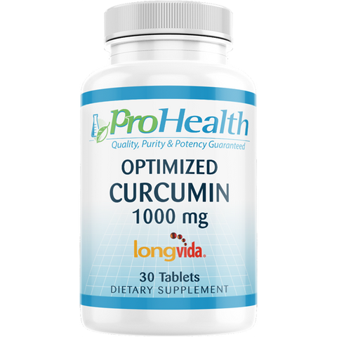 Optimized Curcumin Longvida 1000 mg, 30 Tabs