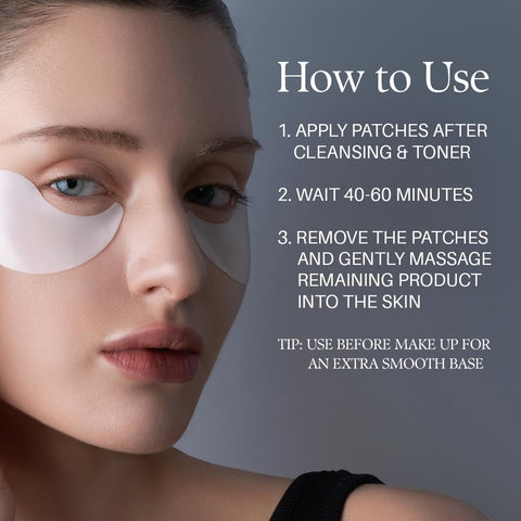 d’Alba White Truffle Eye Patch – Hydrating Under Eye Patches for Dark Circles, Puffy Eyes & Fine Lines, Firming Gel Eye Masks with Vegan Collagen, Niacinamide & K-Beauty Formula 68pcs - Image 6