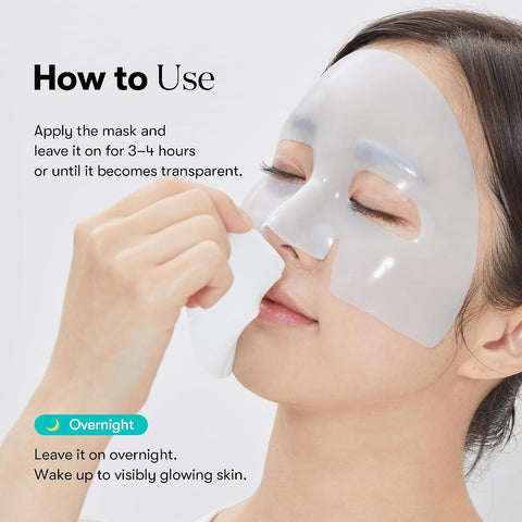 VT COSMETICS PDRN Hydrogel Mask(33gx4ea) | Intensive Nourishing, Rejuvenating Face Mask, Skin Repair & Elasticity Boost, Overnight Melting Mask, Improves Radiant, Korean Facial Mask - Image 6