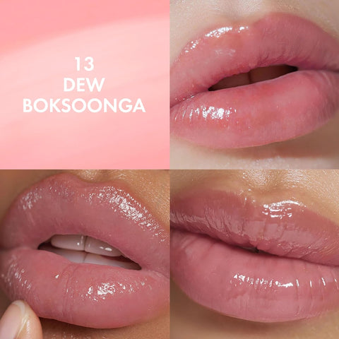 AMUSE Dew Tint (13 DEW BOKSOONGA) | 35% High-moisture Water Tint, Long-lasting, Vitamin E Acetate, Moisturizing, No Peel Off, Lip Treatment, Non Sticky, Lip Stain, Korean Vegan Beauty - Image 4