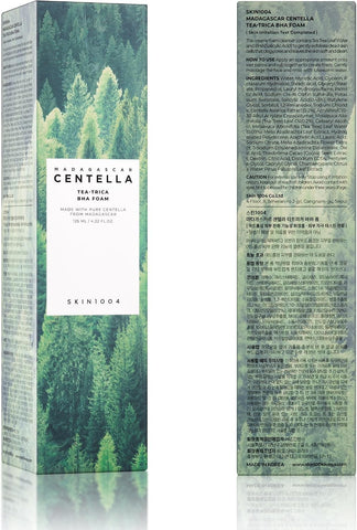 SKIN1004 Madagascar Centella Tea-Trica BHA Foam 4.22 fl.oz(125ml) | Professional Cleansing Care | Relief to Acne-prone Skin - Image 8