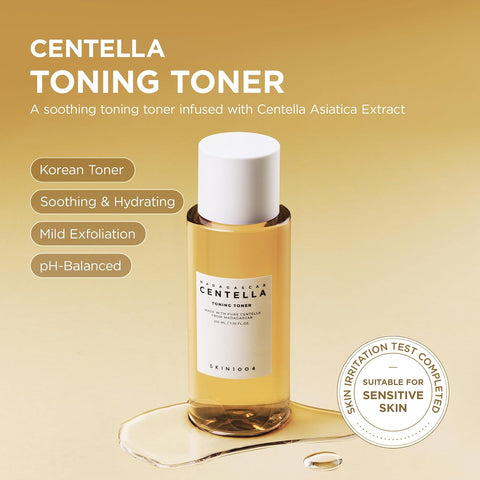 SKIN1004 Centella Toning Toner 210ml - Mild Exfoliating Toner with Centella & Niacinamide, Korean Skincare for Daily Skin Prep & Radiance - Image 2