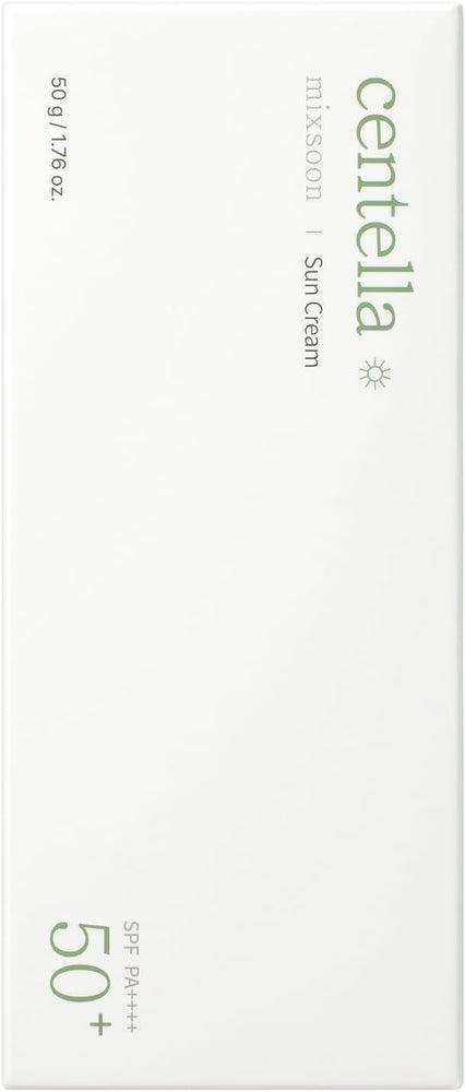 mixsoon Centella (SPF 50+) Daily Sunscreen - UV Protection, Hydrating, Soothing for Sensitive Skin, Lightweight Non-Greasy Formula 50ml / 1.69 fl.oz. Korean Glass Skin Care