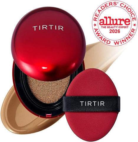 TIRTIR Mask Fit Red Cushion Foundation | Japan's No.1 Choice for Glass skin, Long-Lasting, Lightweight, Buildable Coverage, Semi-Matte (40N Cinnamon, 18g (Pack of 1)) - Image 2