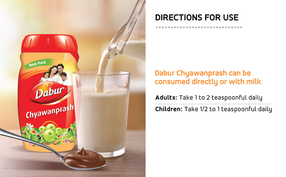 Dabur Chyawanprash - Herbal Immunity Booster Enriched with Vitamin C, 500 gm - 5