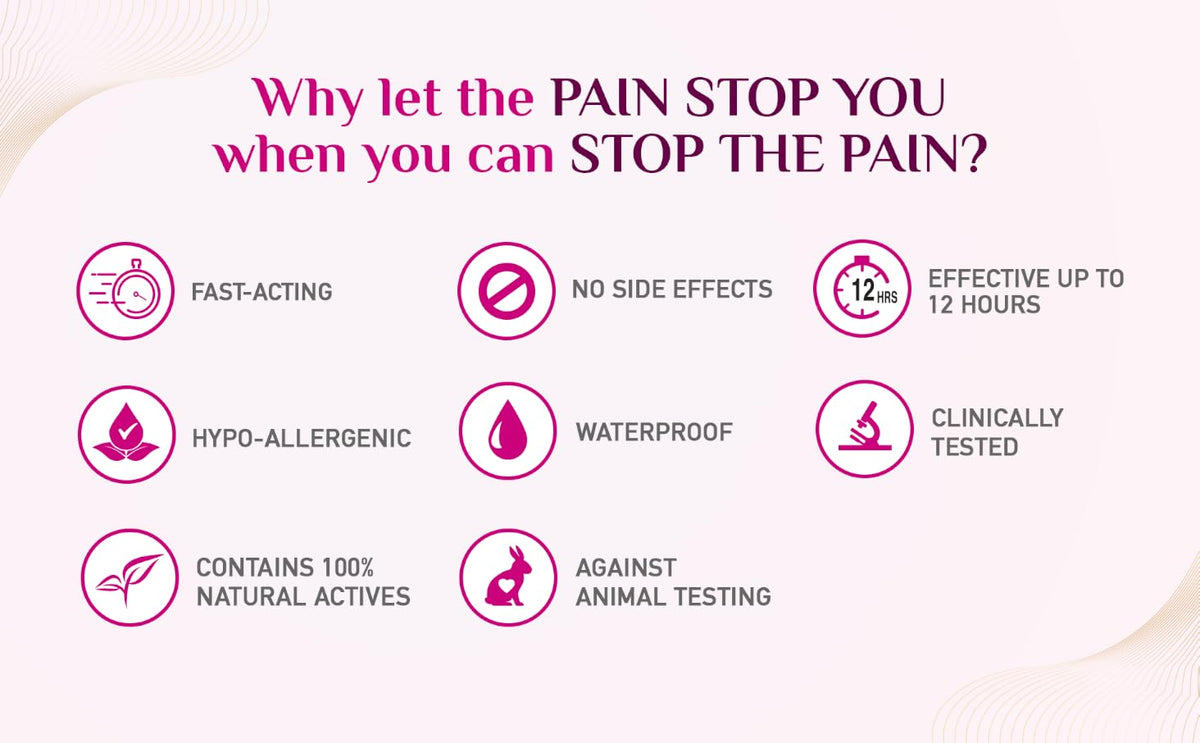 Dabur Rapidex Feminine Patches (Relief from Menstrual Cramps) 5pcs - 3