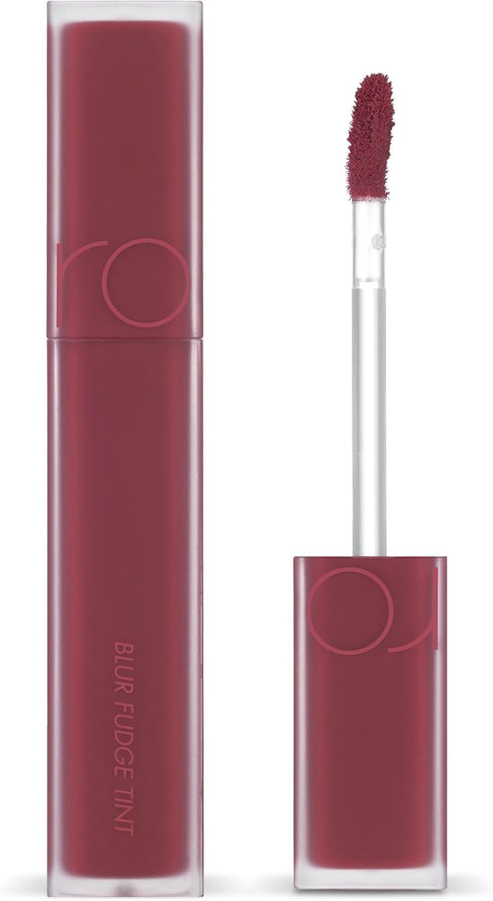 rom&nd BLUR FUDGE TINT | matte lipstick| light weight| cream type| super stay| k-beauty| highly pigment|moisturizing,0.17oz (08 CURRENT JAM)