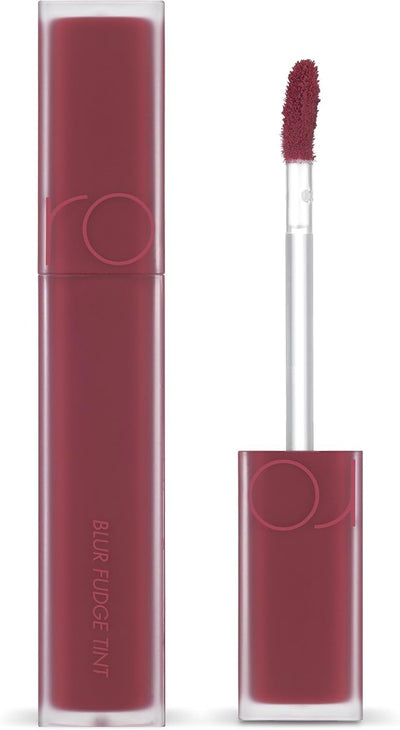 rom&nd BLUR FUDGE TINT | matte lipstick| light weight| cream type| super stay| k-beauty| highly pigment|moisturizing,0.17oz (08 CURRENT JAM)