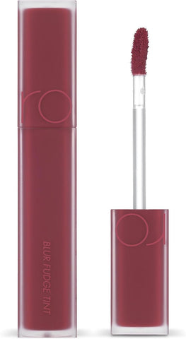 rom&nd BLUR FUDGE TINT | matte lipstick| light weight| cream type| super stay| k-beauty| highly pigment|moisturizing,0.17oz (08 CURRENT JAM)