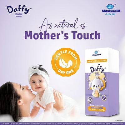 Daffy Baby Lotion with Calendula & Allantoin - pH 5.5, 100ml