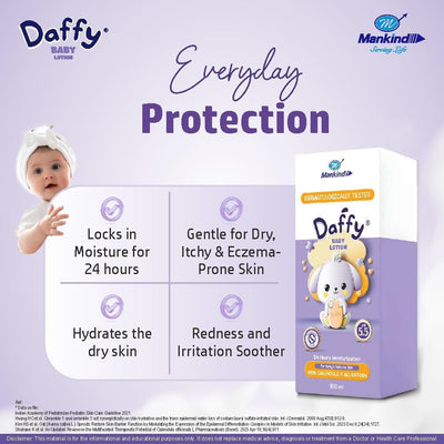 Daffy Baby Lotion with Calendula & Allantoin - pH 5.5, 100ml