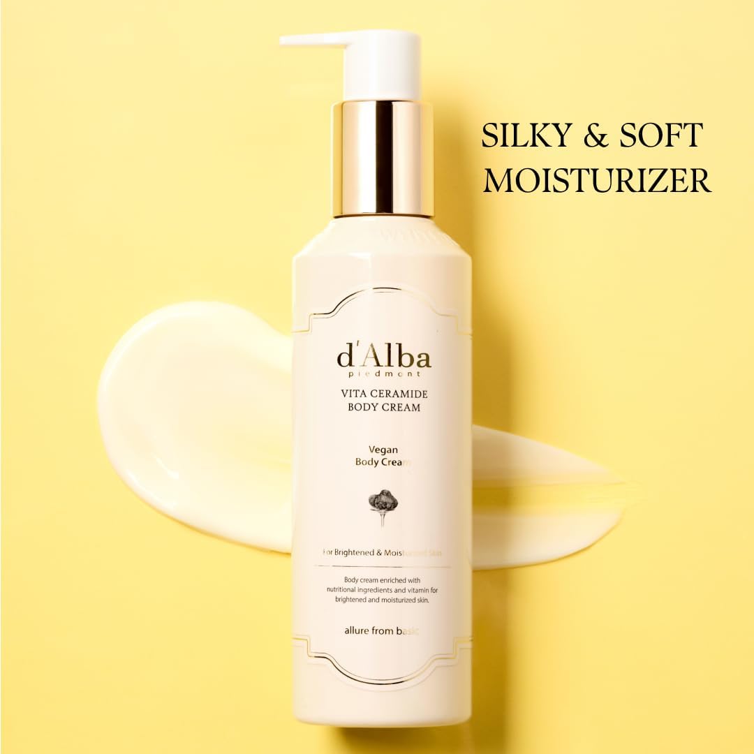 d'Alba Vita Ceramide Body Cream - Vitamin C & Ceramide, 270ml