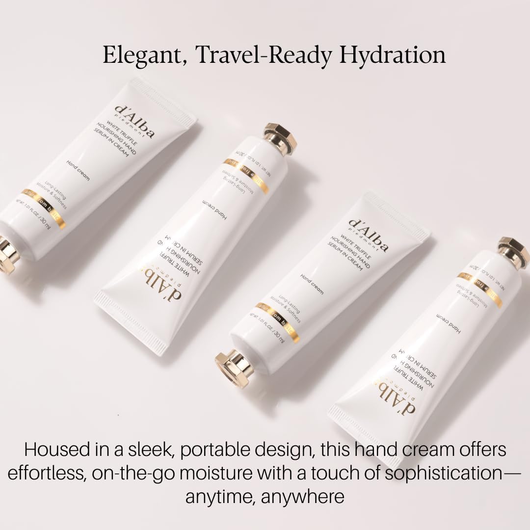 d'Alba White Truffle Hand Serum-in-Cream - Nourishing & Softening - 30ml