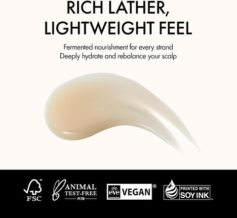 Black Tea Vegan Nourishing Scalp Shampoo for Dry & Itchy Hair, Anti-Dandruff Shampoo Amino Acids to Strengthen Scalp Barrier, Creamy Woody Scent, Paraben & Silicone Free, 450ml / 15.22fl. OZ - Image 5