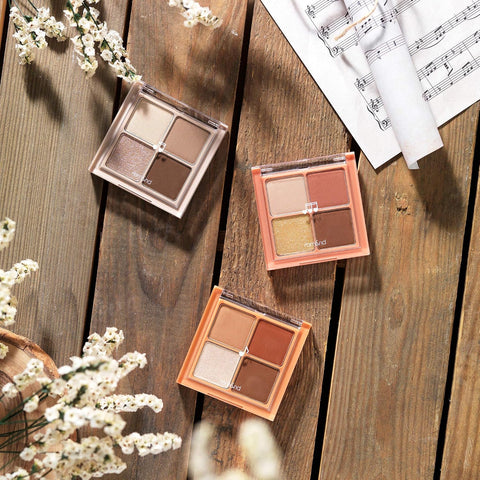 rom&nd] Better Than Eyes 6 colors | Basics Eyeshadow Palette|Velvety Texture| long-lasting makeup| Galaxy pearl glitter| MLBB| Daily Use| K-beauty |without crease 6g/0.21oz No. M01 DRY APPLE BLOSSOM - Image 4