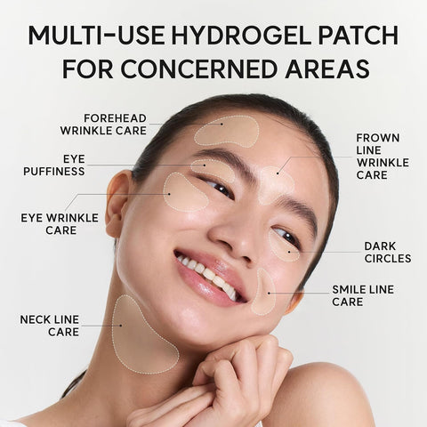 ARENCIA Retinal Boosting Eye Mask, Hydrogel Under Eye Patches with Peptides for Dark Circles, Puffiness, Fine Lines, 60 Patches - Image 6